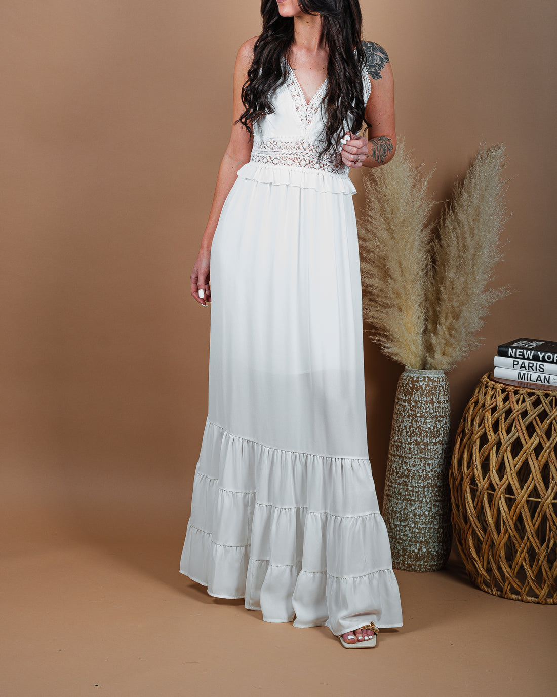 Head Over Heels Tiered Maxi Dress