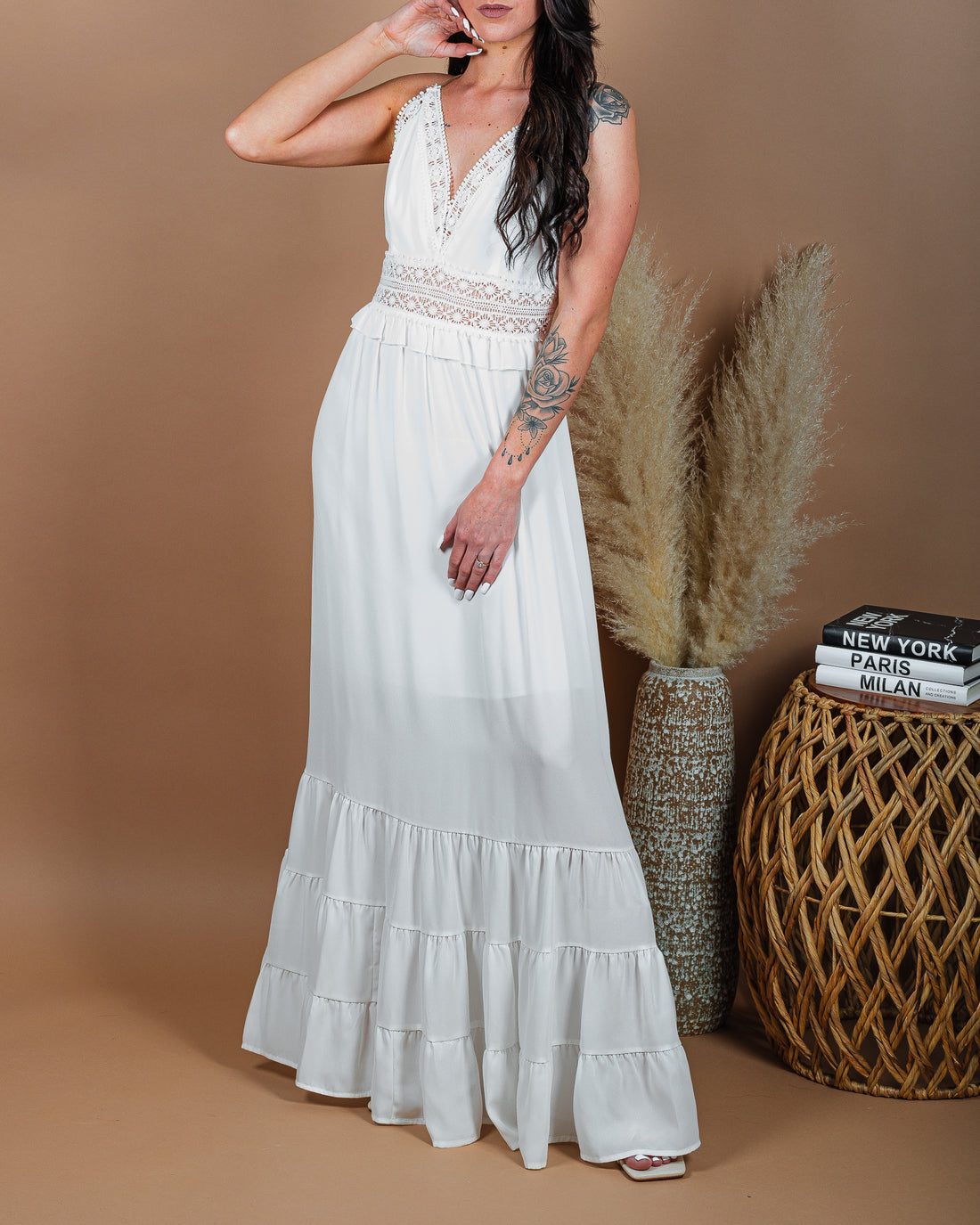 Head Over Heels Tiered Maxi Dress