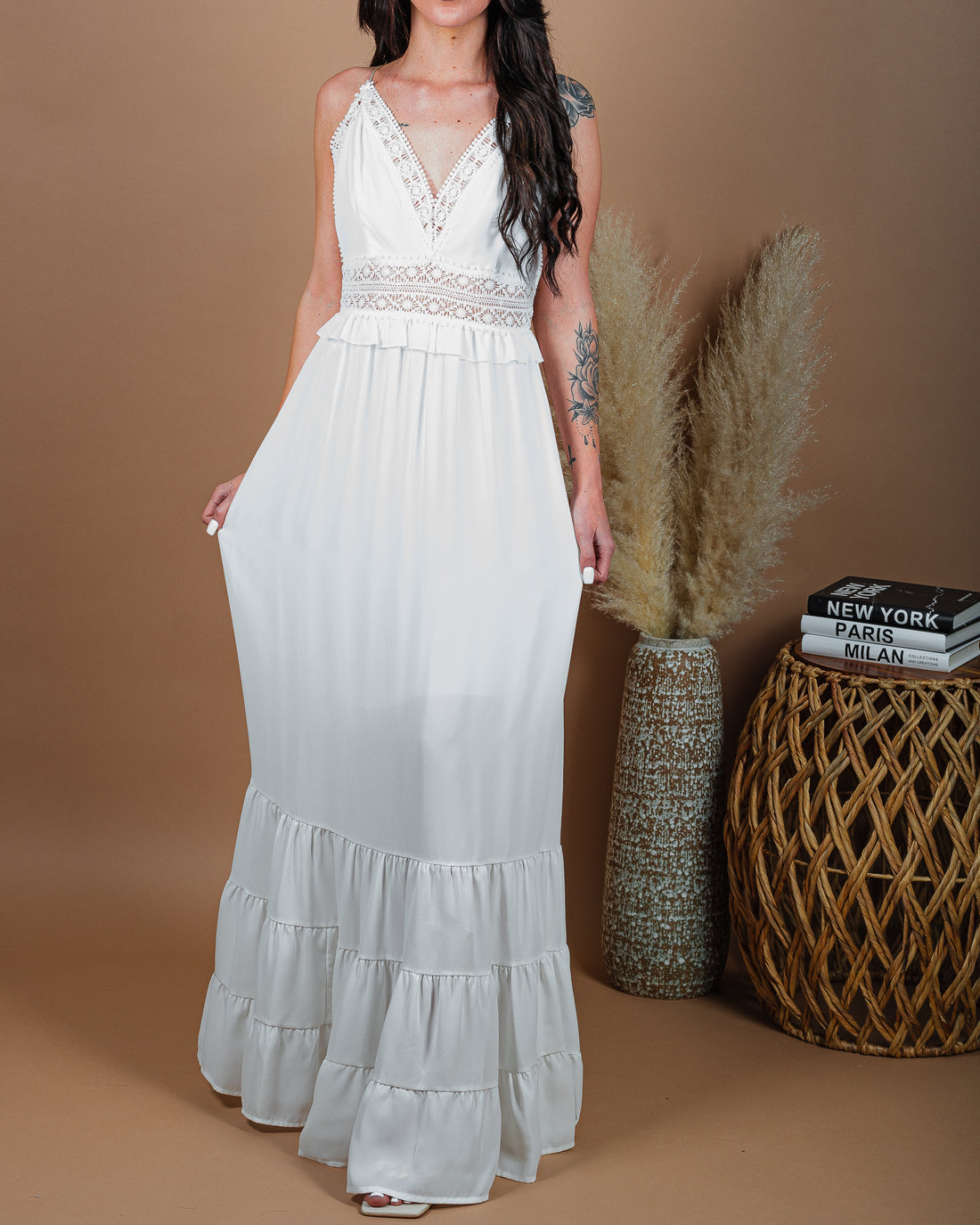 Head Over Heels Tiered Maxi Dress