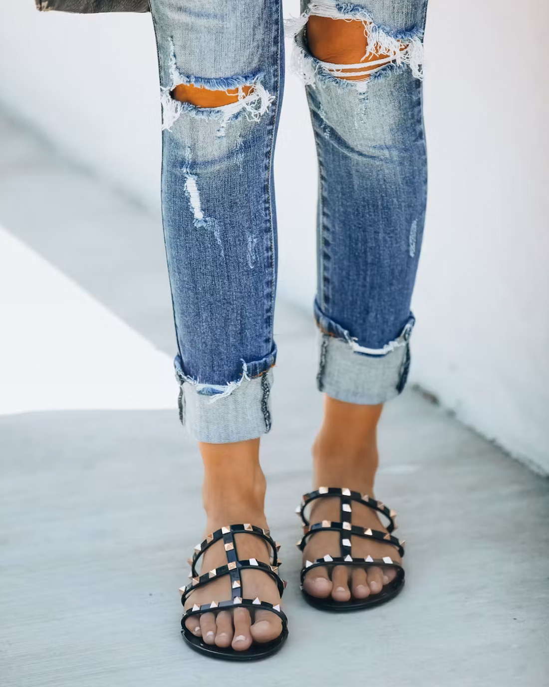 So Mellow Studded Slippers