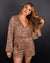 Dance With Me Pocketed Sequins Romper