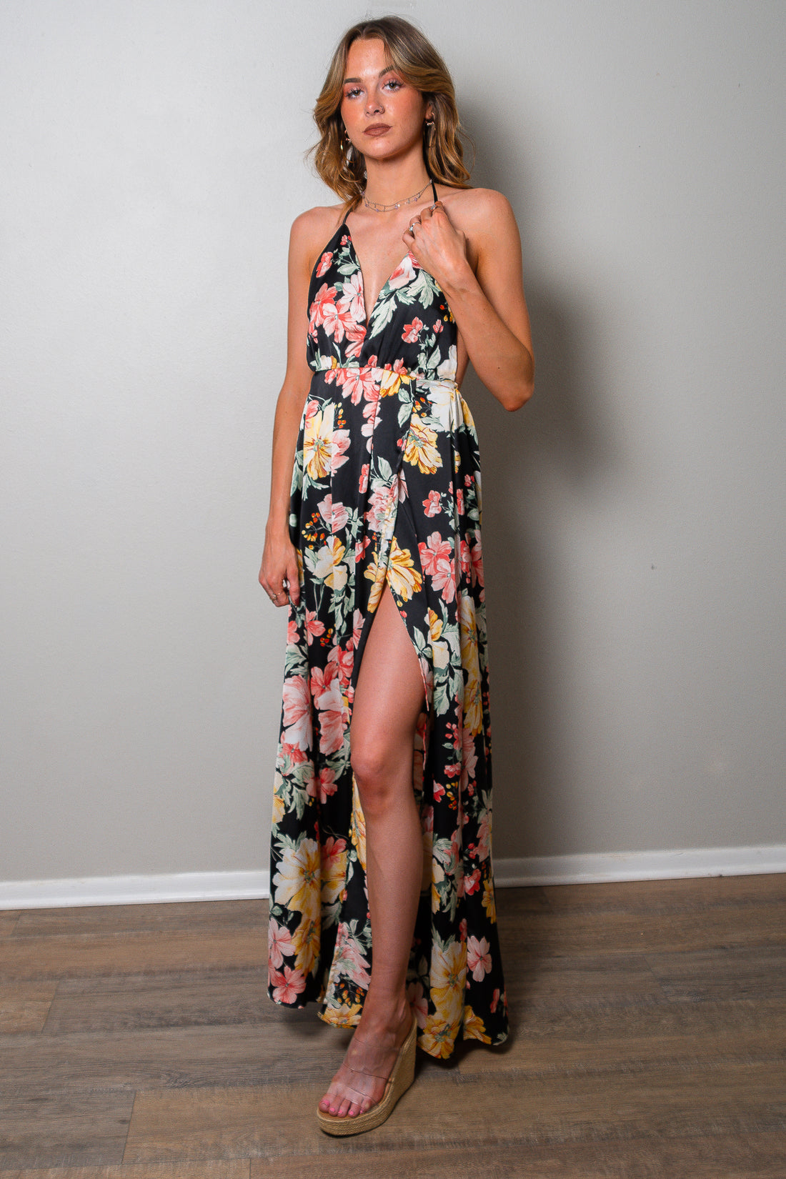Flower Me With Love Floral Maxi Dress