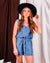 Follow Your Lead Chambray Romper