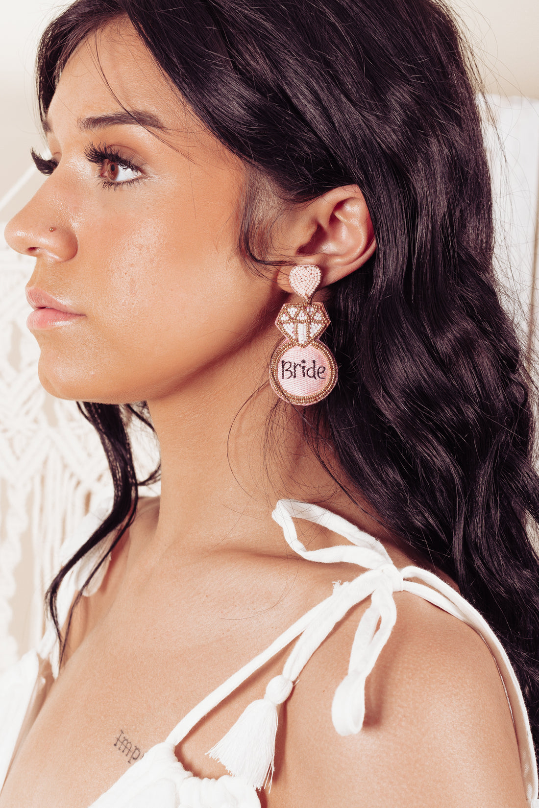 Here Comes The Bride Earring - Truelynn Clothing Company