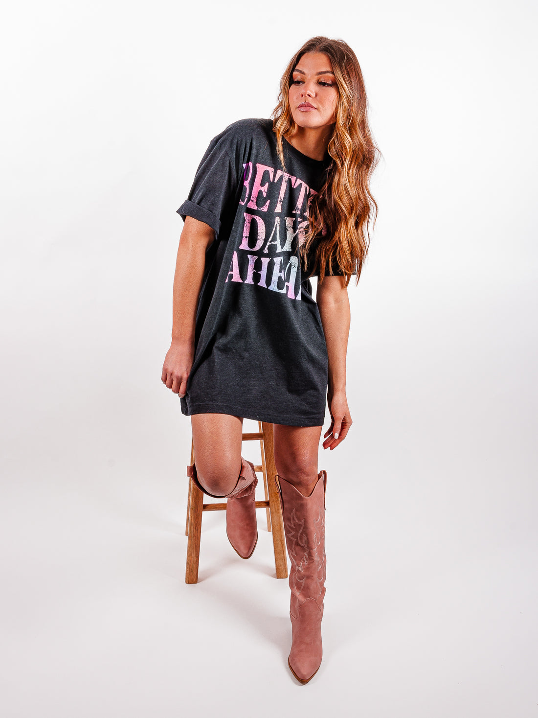 Better Days Ahead Oversized Graphic Tee