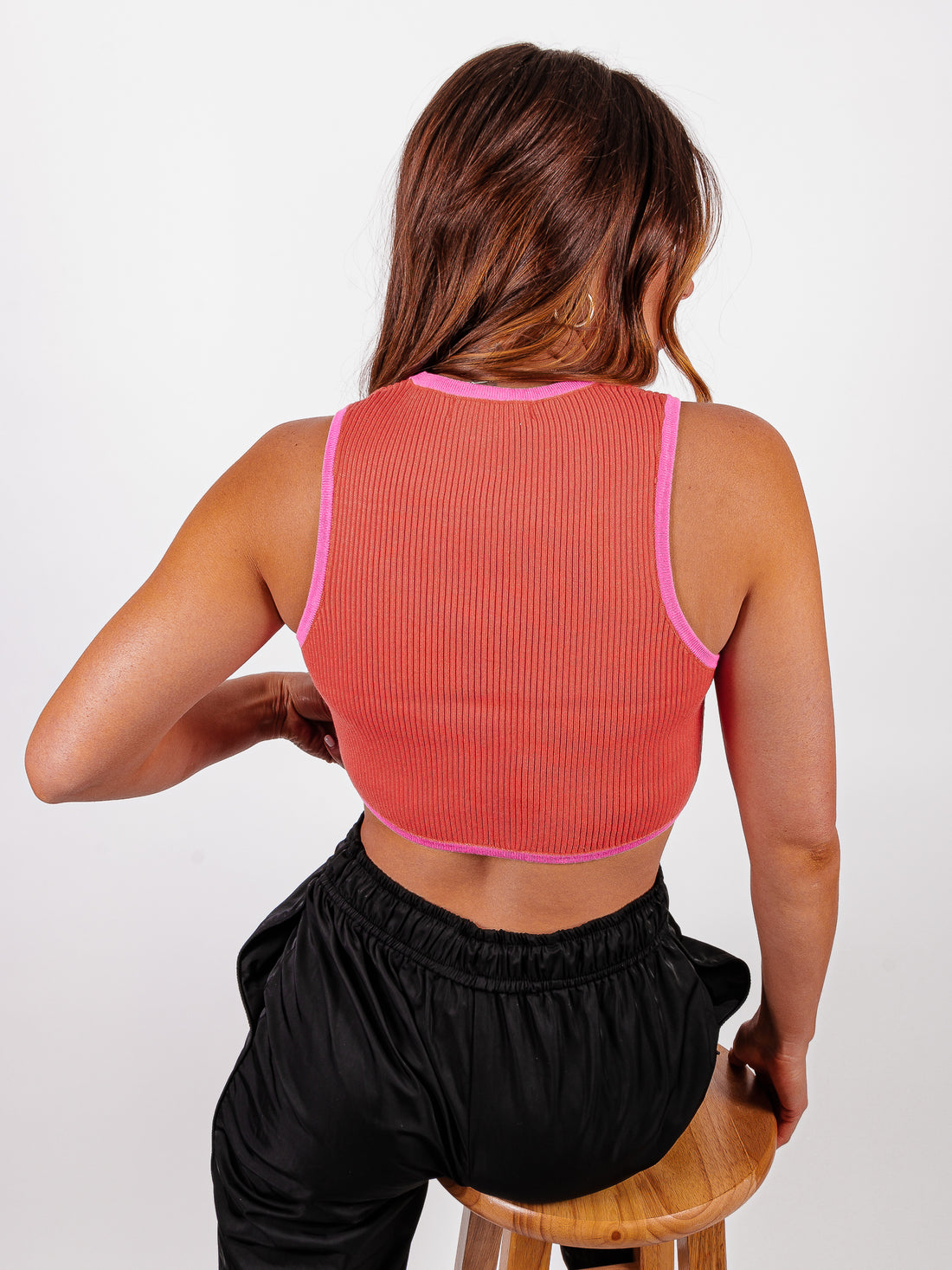 To The Limit Crop Top (Orange)