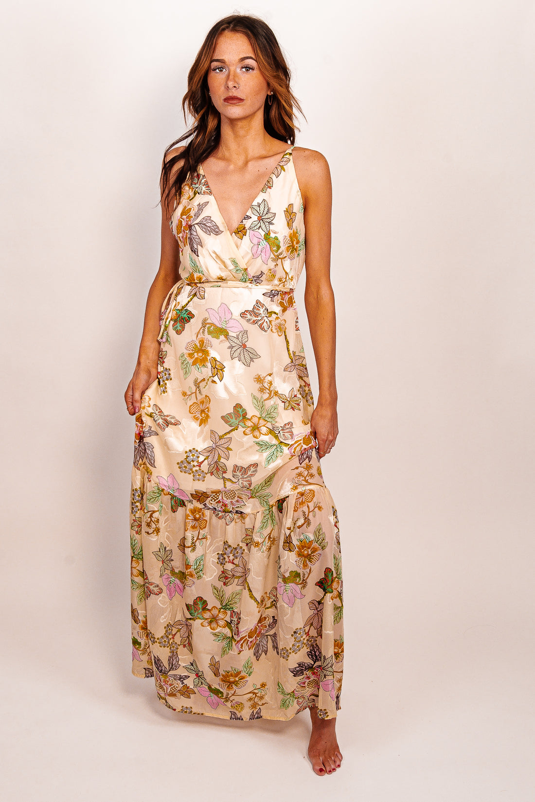 Simply Unforgettable Floral Maxi Dress