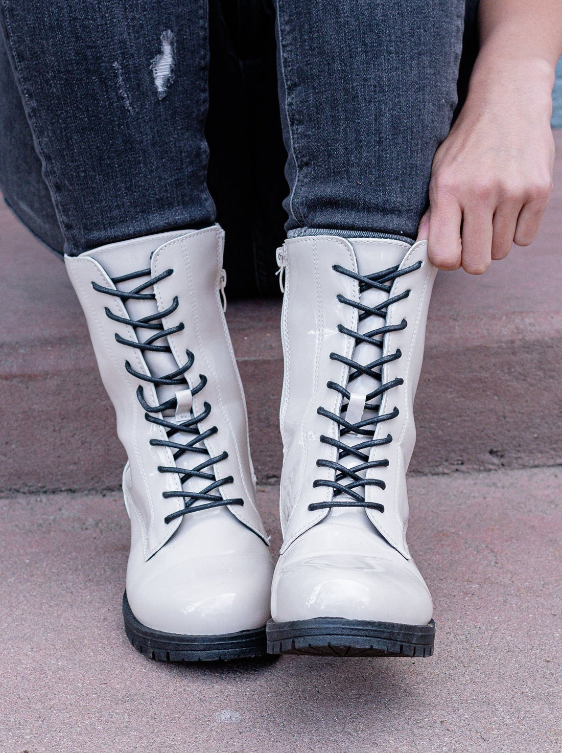 Influencer Life Combat Boots - Truelynn Clothing Company