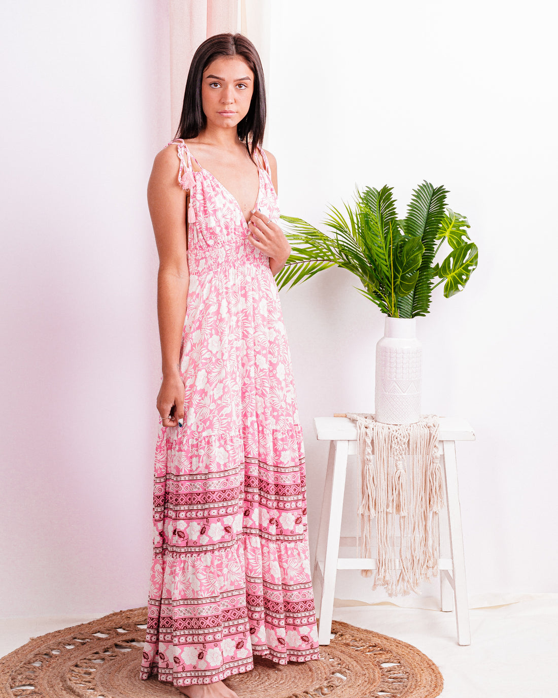 Can't Get Past This Moment Floral Maxi Dress - Truelynn Clothing Company