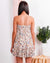 Ava Strapless Tie Front Printed Dress - Truelynn Clothing Company