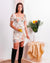 Capture Your Heart Floral Smocked Mini Dress - Truelynn Clothing Company